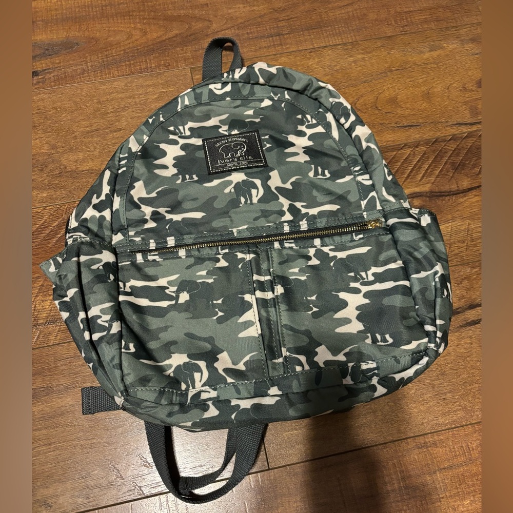 Used once* Ivory Ella Camo Backpack